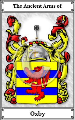 Oxby Family Crest Download (JPG)  Book Plated - 150 DPI