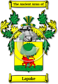Lapake Family Crest Download (jpg) Legacy Series - 150 DPI