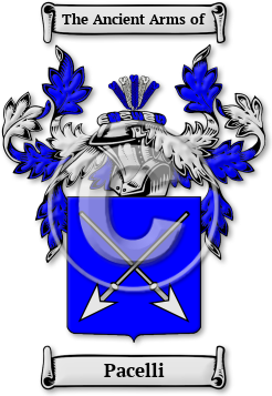 Pacelli Family Crest Download (JPG) Legacy Series - 600 DPI
