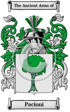 Pacioni Family Crest/Coat of Arms