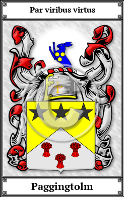 Paggingtolm Family Crest Download (JPG) Book Plated - 600 DPI