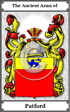 Patford Family Crest Download (JPG)  Book Plated - 150 DPI