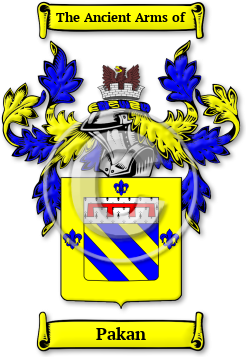 Pakan Family Crest Download (jpg) Legacy Series - 150 DPI