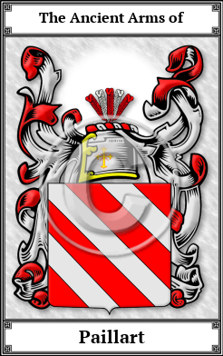 Paillart Family Crest Download (JPG)  Book Plated - 150 DPI