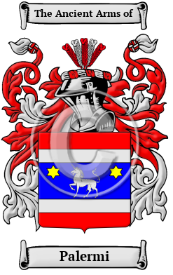 Palermi Family Crest/Coat of Arms