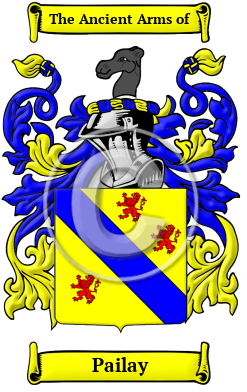 Pailay Family Crest/Coat of Arms