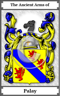 Palay Family Crest Download (JPG)  Book Plated - 150 DPI