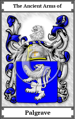 Palgrave Family Crest Download (JPG)  Book Plated - 150 DPI