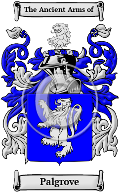Palgrove Family Crest/Coat of Arms