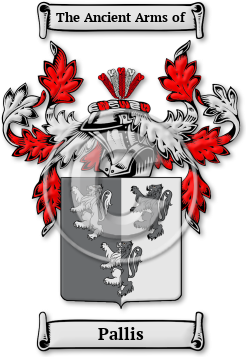 Pallis Family Crest Download (JPG) Legacy Series - 600 DPI