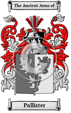 Pallister Family Crest/Coat of Arms