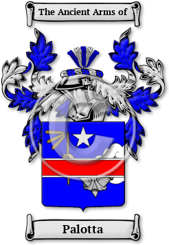 Palotta Family Crest Download (JPG) Legacy Series - 600 DPI
