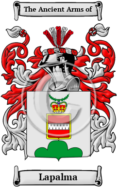 Lapalma Family Crest/Coat of Arms