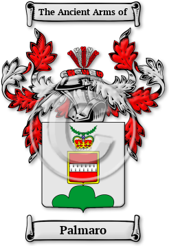 Palmaro Family Crest Download (JPG) Legacy Series - 600 DPI