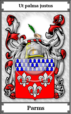 Parms Family Crest Download (JPG)  Book Plated - 150 DPI