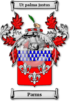 Parms Family Crest Download (jpg) Legacy Series - 150 DPI