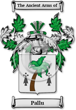 Pallu Family Crest Download (jpg) Legacy Series - 150 DPI
