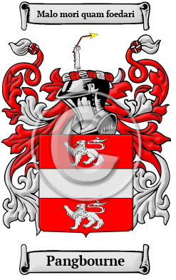 Pangbourne Family Crest/Coat of Arms