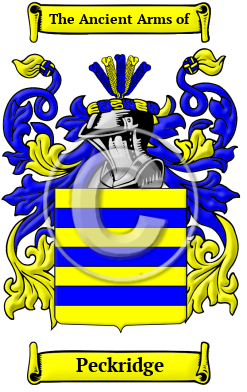 Peckridge Family Crest/Coat of Arms