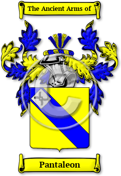 Pantaleon Family Crest Download (jpg) Legacy Series - 150 DPI