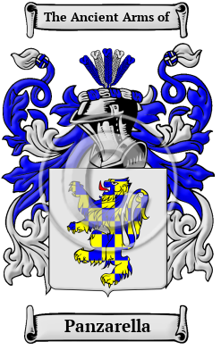 Panzarella Family Crest/Coat of Arms