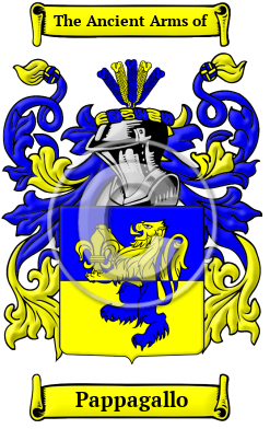 Pappagallo Name Meaning, Family History, Family Crest & Coats of Arms