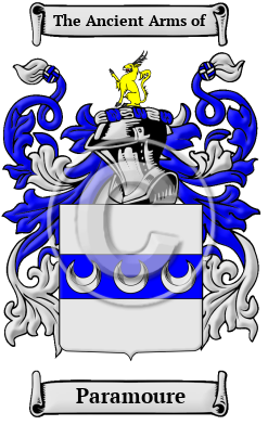 Paramoure Family Crest/Coat of Arms