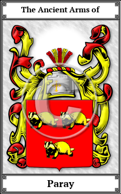 Paray Family Crest Download (JPG) Book Plated - 600 DPI