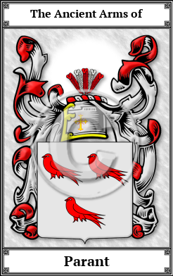 Parant Family Crest Download (JPG) Book Plated - 600 DPI