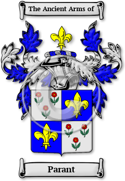 Parant Family Crest Download (jpg) Legacy Series - 150 DPI
