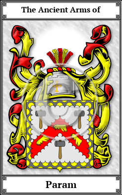 Param Family Crest Download (JPG)  Book Plated - 150 DPI