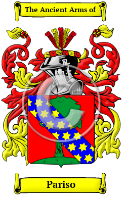 Pariso Name Meaning, Family History, Family Crest & Coats of Arms