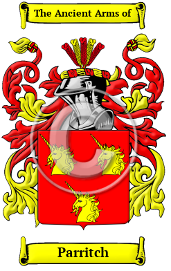 Parritch Family Crest/Coat of Arms