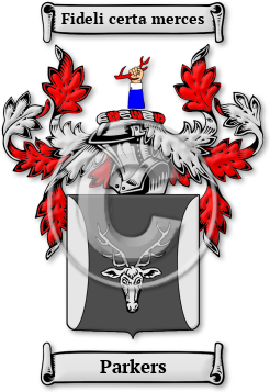 Parkers Family Crest Download (jpg) Legacy Series - 150 DPI