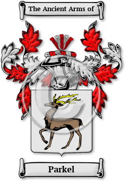 Parkel Family Crest Download (jpg) Legacy Series - 150 DPI