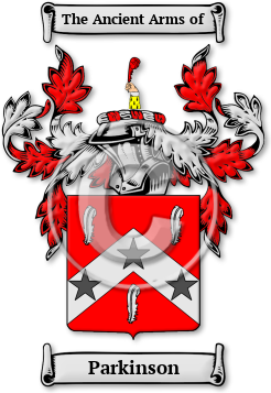 Parkinson Family Crest Download (jpg) Legacy Series - 150 DPI