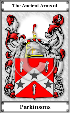 Parkinsons Family Crest Download (JPG)  Book Plated - 150 DPI
