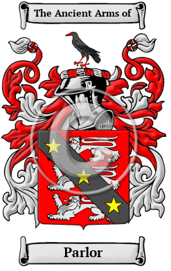 Parlor Family Crest/Coat of Arms