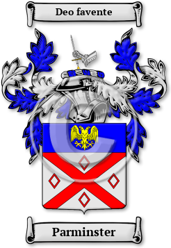Parminster Family Crest Download (jpg) Legacy Series - 150 DPI