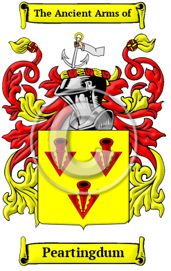 Peartingdum Family Crest/Coat of Arms