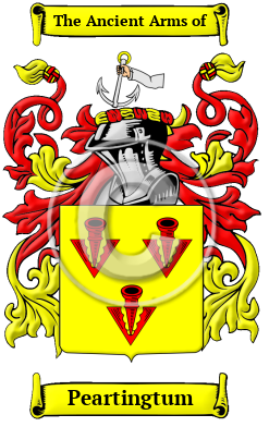 Peartingtum Family Crest/Coat of Arms