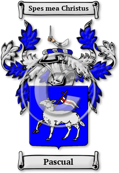 Pascual Family Crest Download (JPG) Legacy Series - 300 DPI