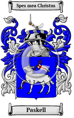Paskell Family Crest/Coat of Arms
