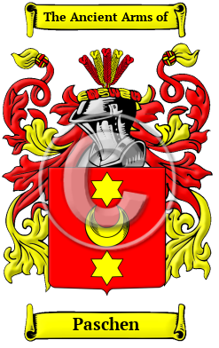 Paschen Family Crest/Coat of Arms