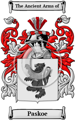 Paskoe Family Crest/Coat of Arms
