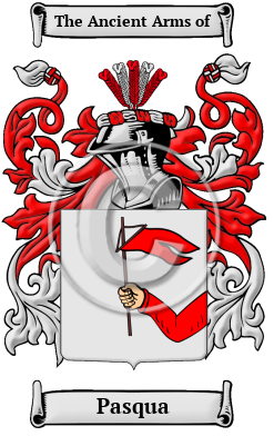 Pasqua Family Crest/Coat of Arms