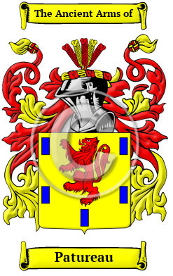 Patureau Family Crest/Coat of Arms