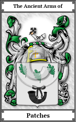 Patches Family Crest Download (JPG)  Book Plated - 150 DPI