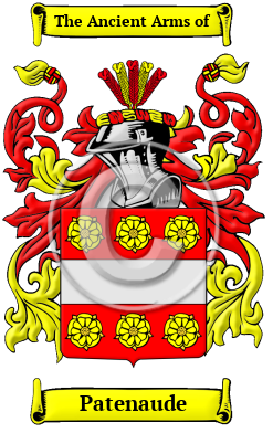 Patenaude Family Crest/Coat of Arms