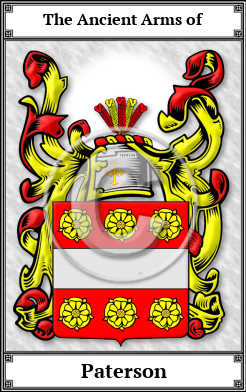 Paterson Family Crest Download (JPG)  Book Plated - 150 DPI